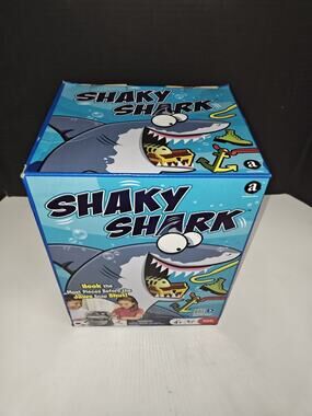 Sharky Shark Kids Family Table Fishing Game By Ambassador 2-4 Players 4+ New